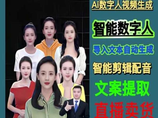 伍老师Ai数字人快速剪辑制作以及变现视频课-瀚洪创业网