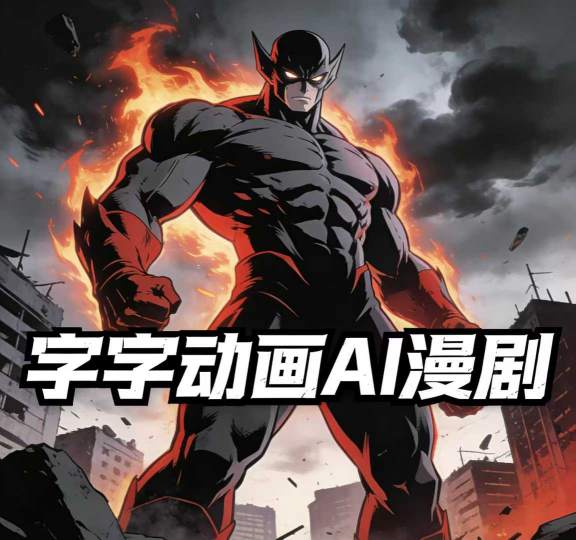 字字动画AI漫剧2026年第1期系统课程，小白看完就能学会实操的漫剧课，单人月收1-3W-瀚洪创业网