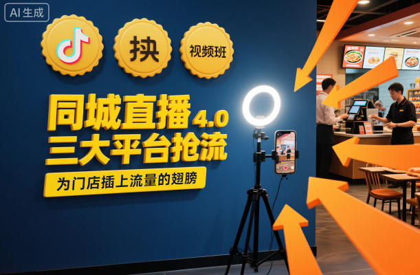 同城直播实操班4.0，三大平台抢流，为门店插上流量的翅膀-瀚洪创业网
