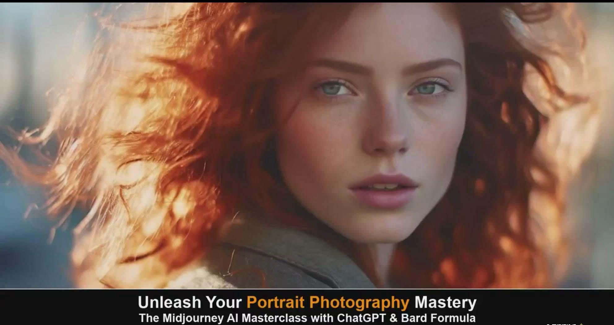 图片[2]-(9312期)Midjourney v5 ChatGPT 和 Bard AI人工智能人像摄影大师班-15节-中英字幕-瀚洪创业网