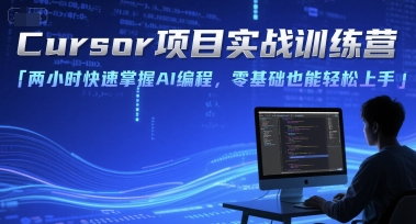Cursor项目实战训练营，两小时快速掌握AI编程，零基础也能轻松上手-瀚洪创业网