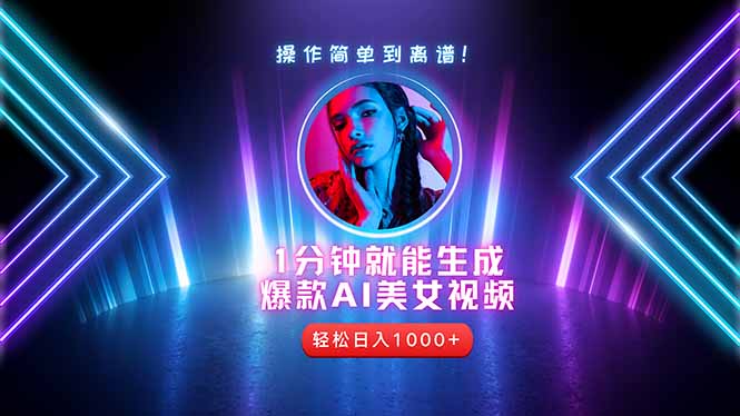 2025年最强副业：用AI做短视频，从零开始打造爆款账号！-瀚洪创业网