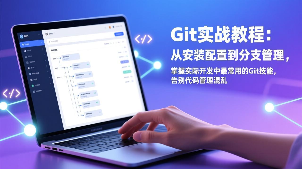 Git实战教程：从安装配置到分支管理，掌握实际开发中最常用的Git技能，告别代码管理混乱-瀚洪创业网