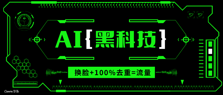 AI视频换脸软件，无缝衔接100%过原创技术，搬运打s粉必备-瀚洪创业网
