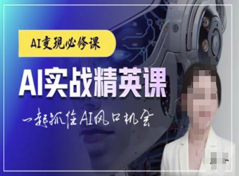 AI实战精英课，chatgptAI实战教程，一起抓住AI风口的机会-瀚洪创业网