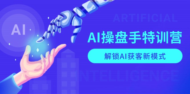 AI-操盘手特训营，解锁AI获客新模式，全面掌握AI商业应用与提示词技巧-瀚洪创业网