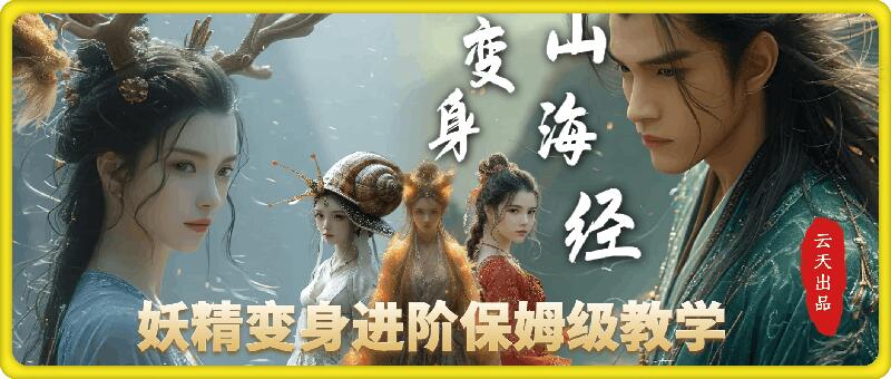 云天AI山海经变身视频教程，妖精变身进阶保姆级教学-瀚洪创业网