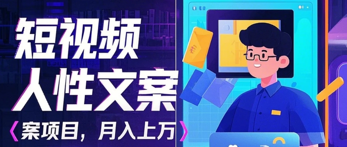 利用AI自动制作短视频人性文案项目：揭秘月入上万的精准流量变现秘籍-瀚洪创业网