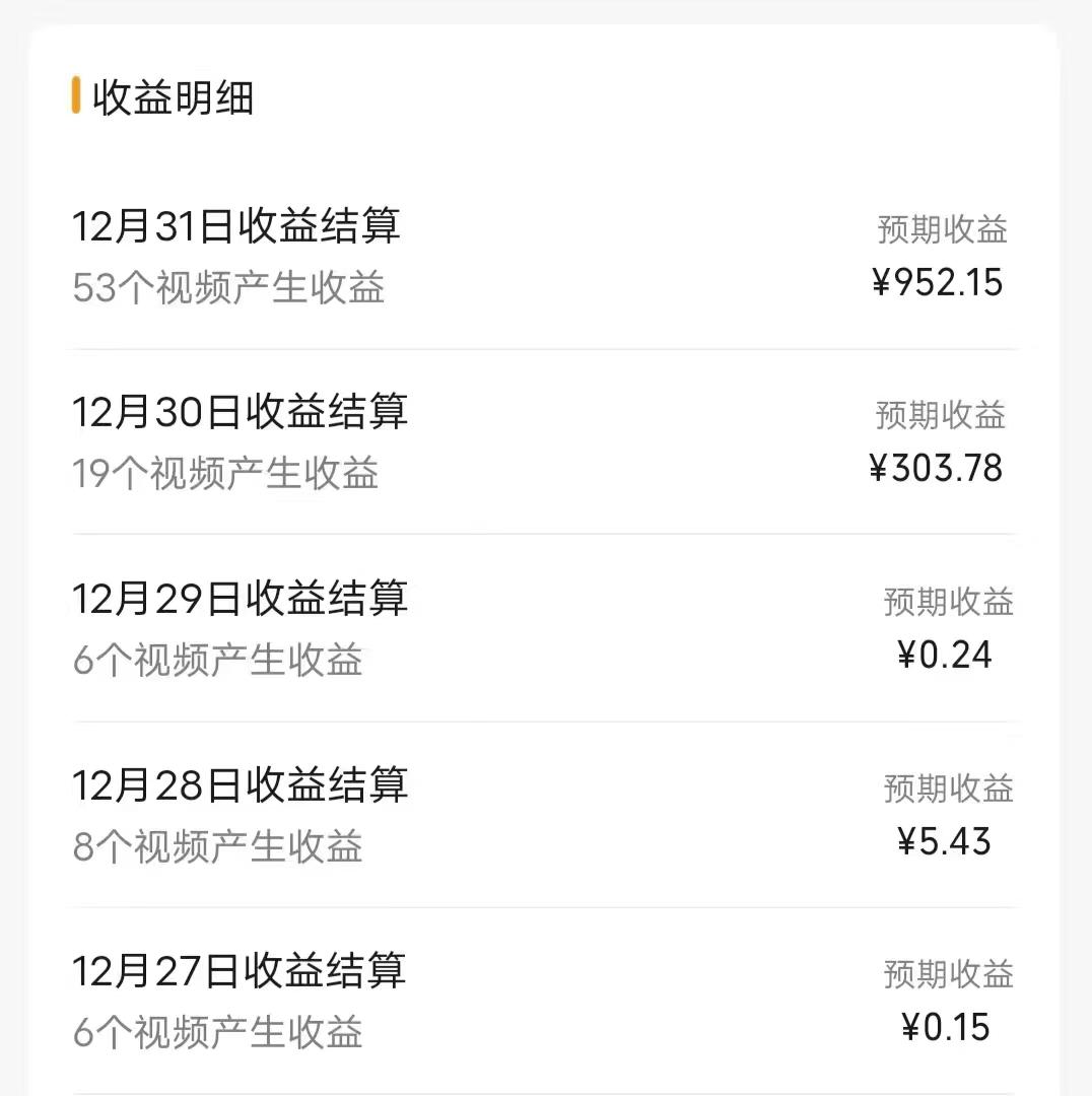 (8550期)每天半小时轻松月入过万，适合任意人群，小白无脑操作，AI条条原创视频-瀚洪创业网