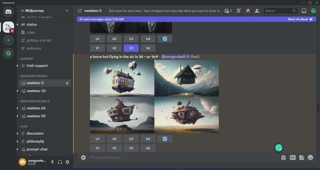 图片[3]-Midjourney AI：从零基础到高级版的大师班教程-34节课-中英字幕-瀚洪创业网