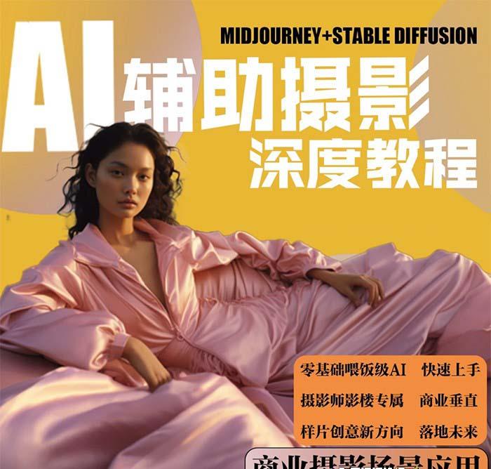 (8727期)2024年AI辅助摄影人工智能商业应用摄影课程(37节课)-瀚洪创业网