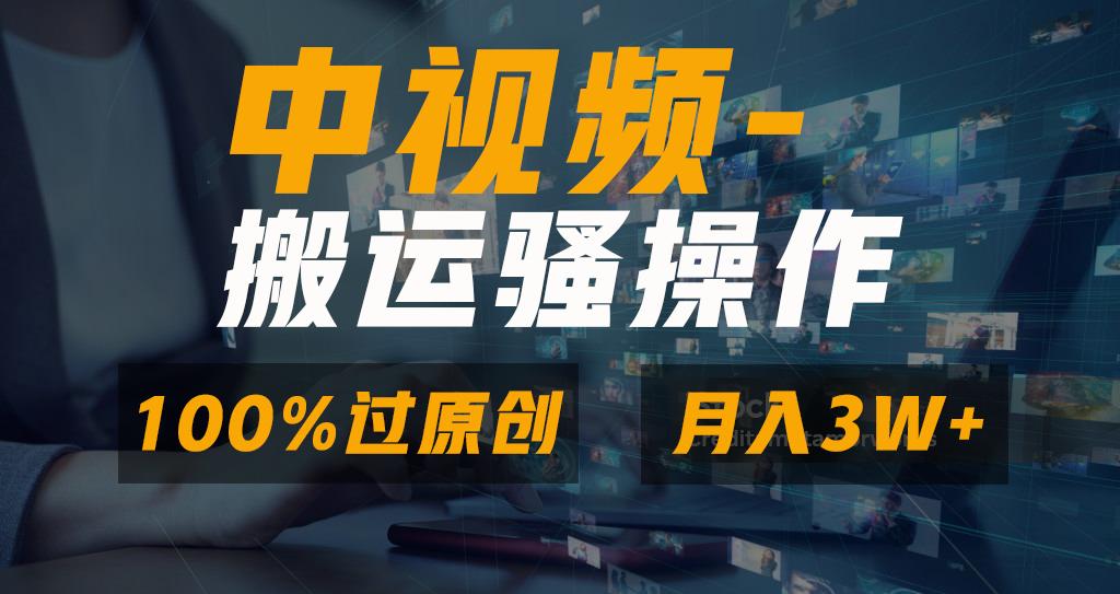 无脑双重去重原创视频，100%中视频+视频号分成计划，一键多平台发布小白…-瀚洪创业网
