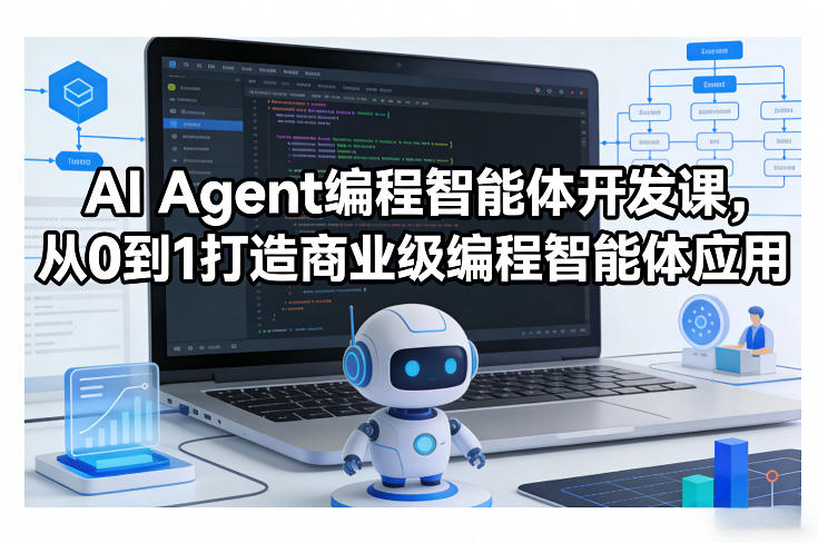 AI Agent编程智能体开发课，从0到1打造商业级编程智能体应用-瀚洪创业网