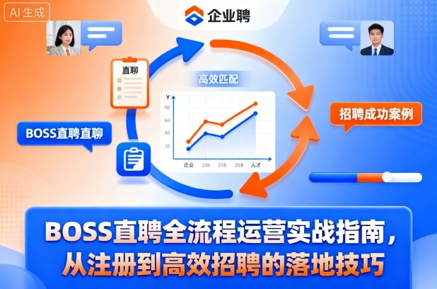 BOSS直聘全流程运营实战指南，从注册到高效招聘的落地技巧-瀚洪创业网