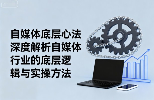 自媒体底层心法，深度解析自媒体行业的底层逻辑与实操方法-瀚洪创业网