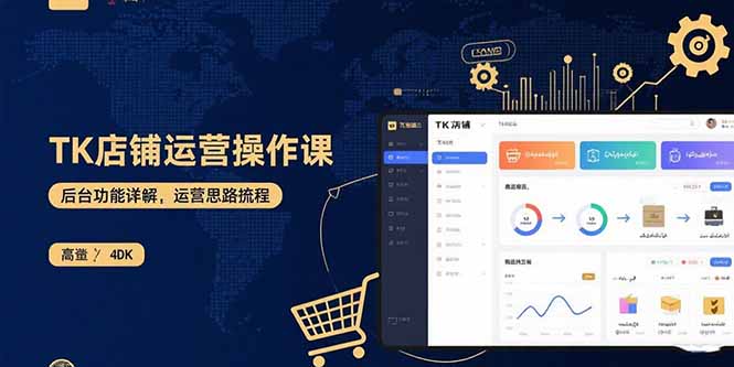 TK店铺运营实操课：后台功能详解，商品上架流程，运营思路拆解-瀚洪创业网