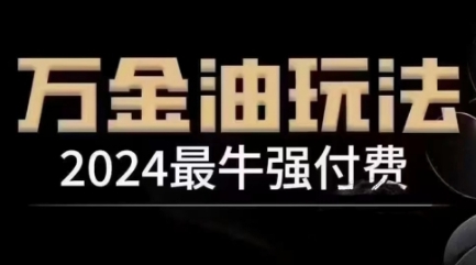 2024最牛强付费，万金油强付费玩法，干货满满，全程实操起飞-瀚洪创业网