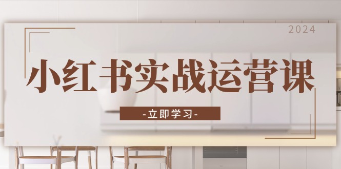 小红书实战运营课：从开通店铺到直播话术，打造爆款笔记与高效直播-瀚洪创业网