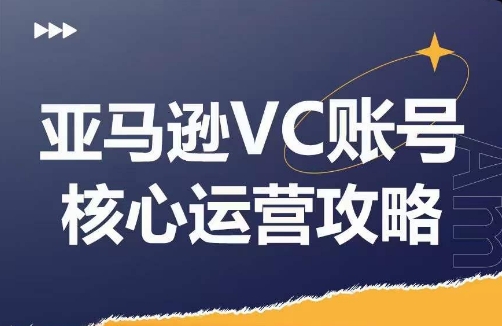 亚马逊VC账号核心玩法解析，实战经验拆解产品模块运营技巧，提升店铺GMV，有效提升运营利润-瀚洪创业网