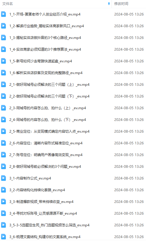 图片[1]-实体店老板获客特训营：认知、定位、文案、矩阵、直播、AI等(72节-瀚洪创业网