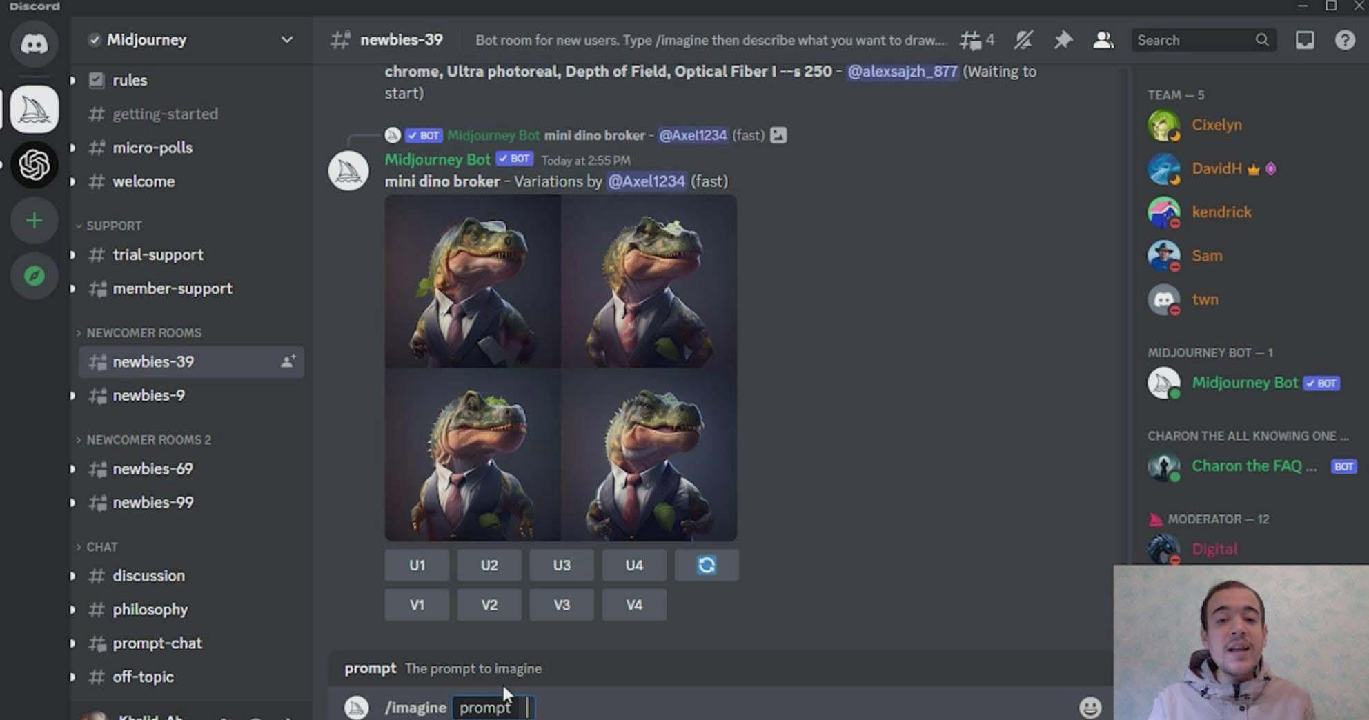 图片[1]-Midjourney 精通教程-使用Midjourney AI创建美丽艺术图像-36节课-中英字幕-瀚洪创业网