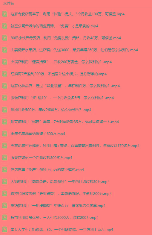 图片[5]-(9607期)真实有效391套商业模式，年入几十到几百万案例解析(电子书+视频+图文)-瀚洪创业网