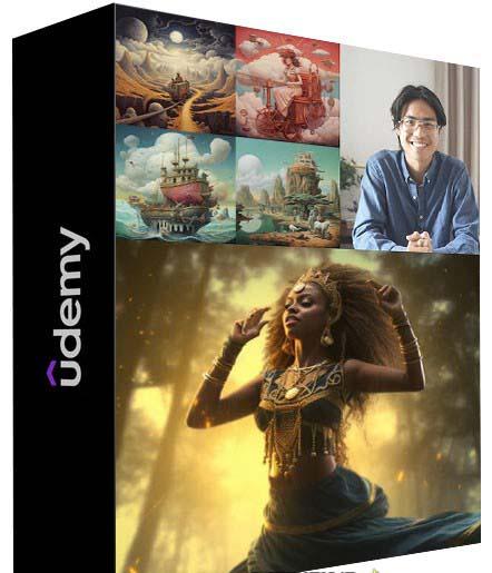 MidjourneyAI绘画艺术生成的大师级写作提示指南教程-8节视频课-中英字幕-瀚洪创业网