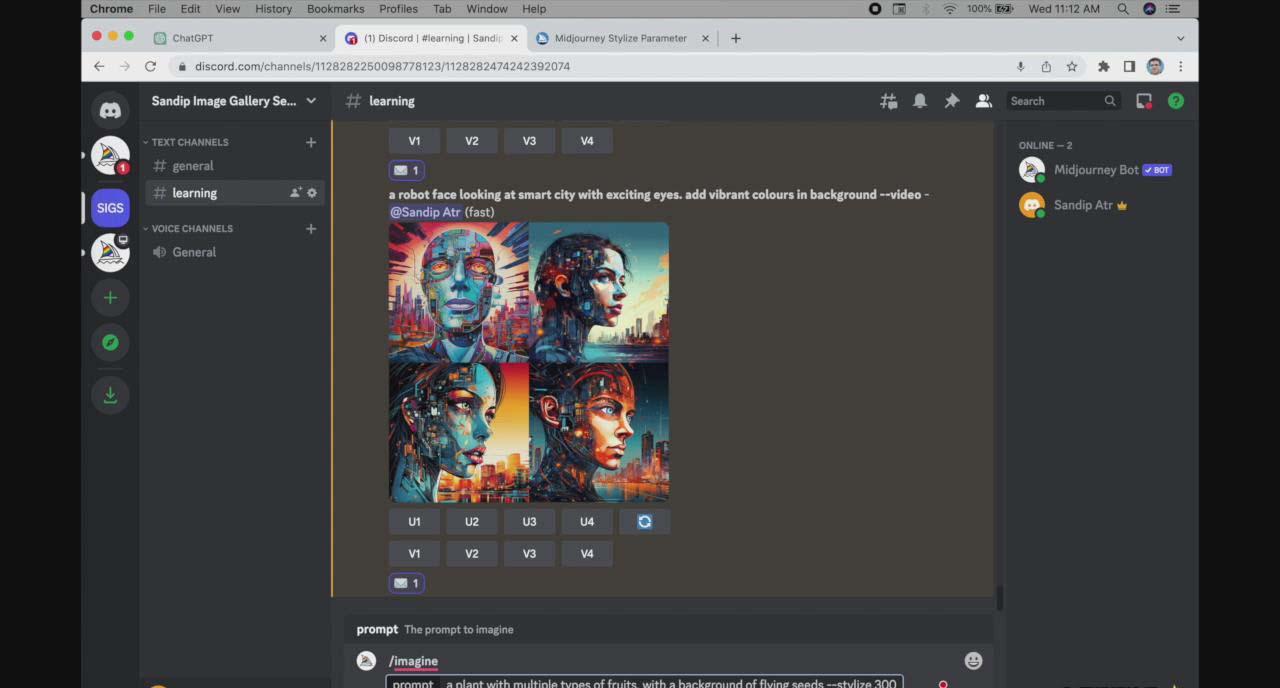 图片[2]-ChatGPT4 和 MidJourney AI 绘画聊天革命性指南教程-33节视频课-中英字幕-瀚洪创业网