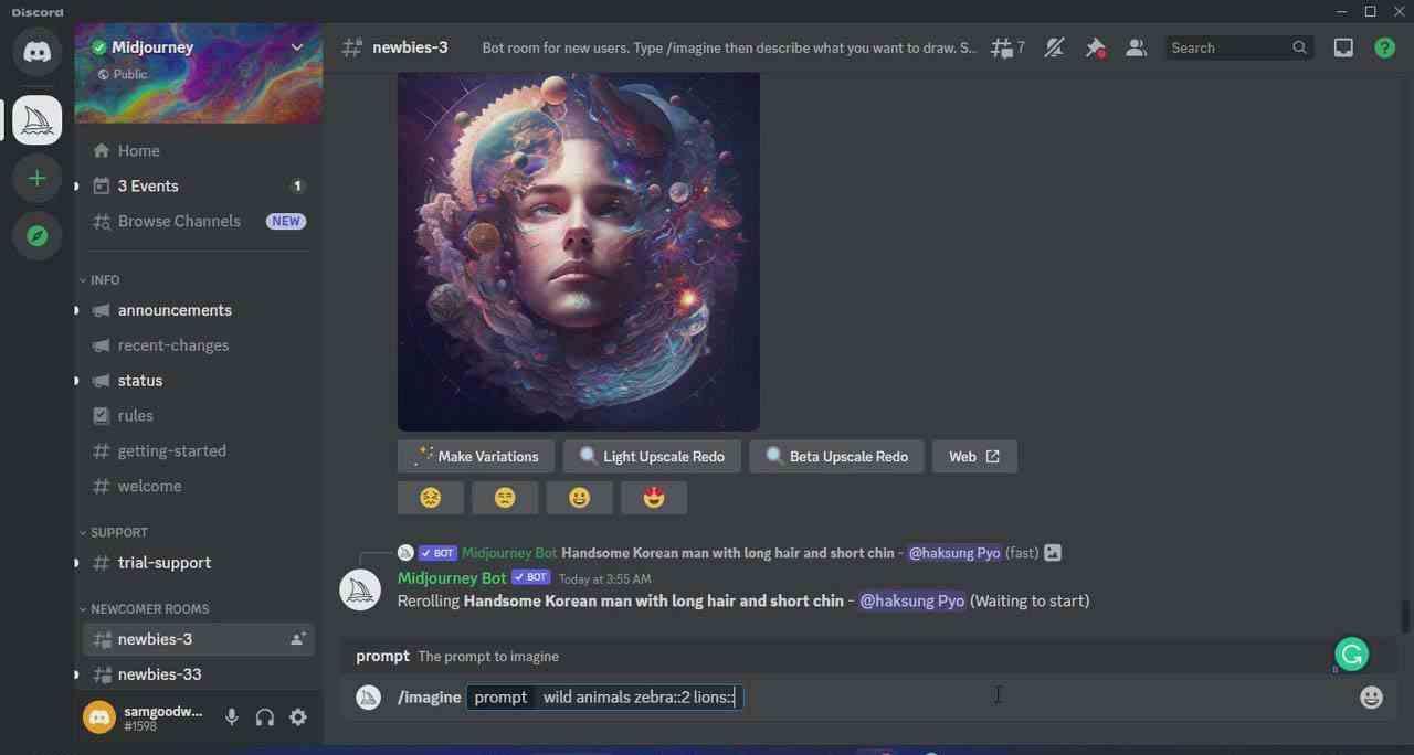 Midjourney AI人工智能艺术图片从入门到高级创作教程-33节课-中英字幕-瀚洪创业网
