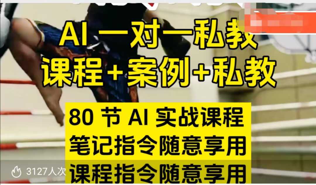 AI指令实战课，课程+案例，80节AI实战课程，笔记指令随意享用，课程指令随意享用(更新26年3月)-瀚洪创业网