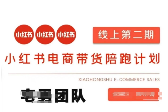 小红书电商带货课2期，月利润20个的小红书电商的有货源，无货源，虚拟产品，付费投流等整套玩法-瀚洪创业网