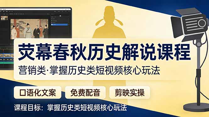 荧幕春秋历史(营销类-瀚洪创业网