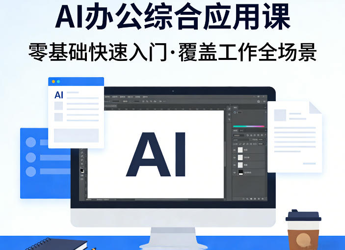AI办公综合应用课，零基础快速入门，覆盖了工作中各种应用场景-瀚洪创业网