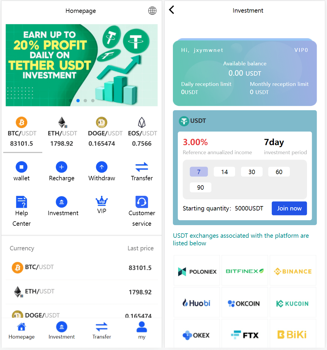 多国语言版_USDT虚拟币投资理财系统源码/海外区块链投资理财源码-瀚洪创业网