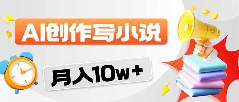 2026风口项目AI写小说 轻松实现月入10w+-瀚洪创业网