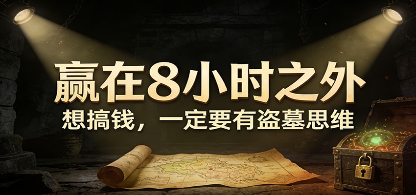 公众号付费文章《赢在8小时之外，想搞钱，一定要有盗墓思维》-瀚洪创业网