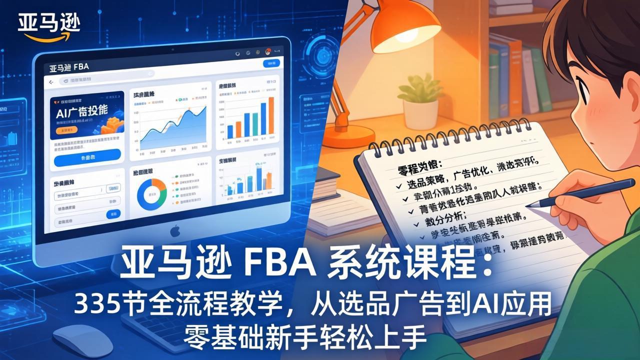 亚马逊 FBA 系统课程(更新26年3月-瀚洪创业网