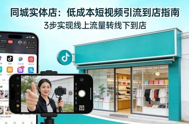 同城实体店，如何低成本把客户从短视频带到线下门店-瀚洪创业网