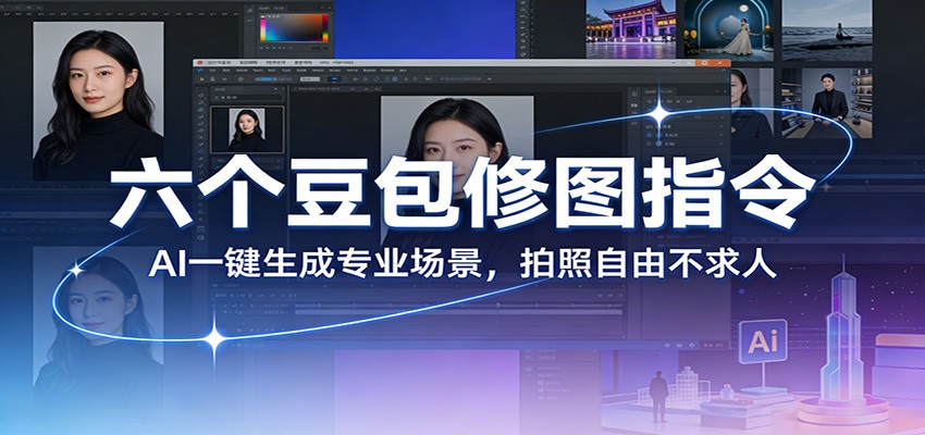 六个豆包修图指令：AI 一键生成专业场景，拍照自由不求人-瀚洪创业网