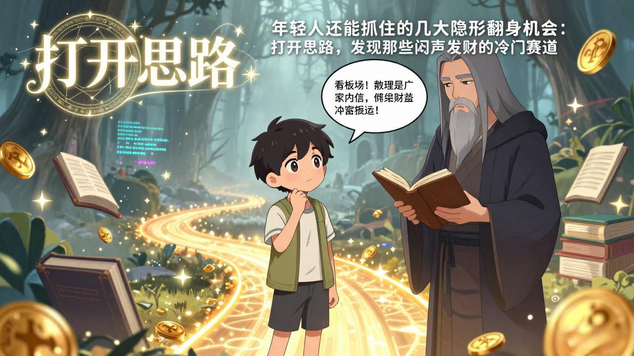 付费文1+2：年轻人还能抓住的几大隐形翻身机会：打开思路，发现那些闷声发财的冷门赛道-瀚洪创业网