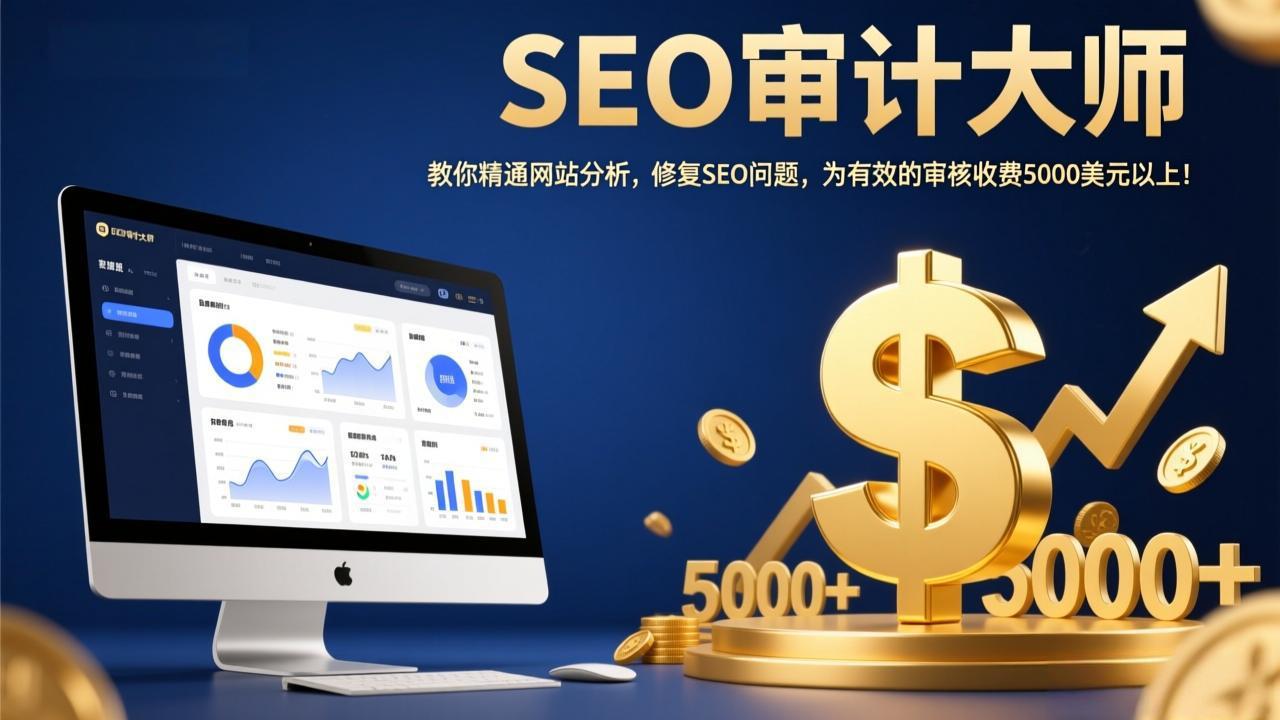 SEO审计大师：教你精通网站分析，修复SEO问题，为有效的审核收费5000美元以上！-瀚洪创业网