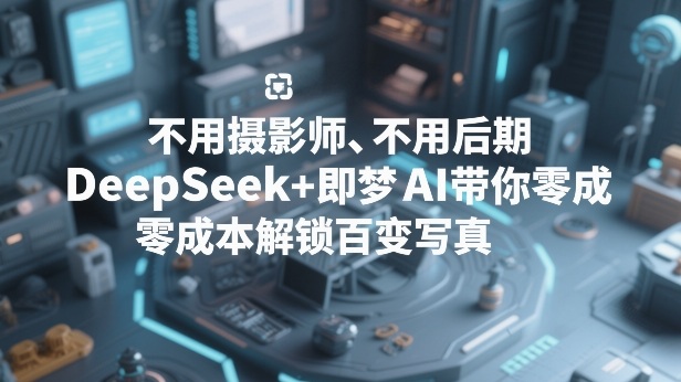 不用摄影师、不用后期，DeepSeek+即梦AI带你零成本解锁百变写真！-瀚洪创业网