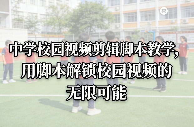 中学校园视频剪辑脚本教学，用脚本解锁校园视频的无限可能-瀚洪创业网