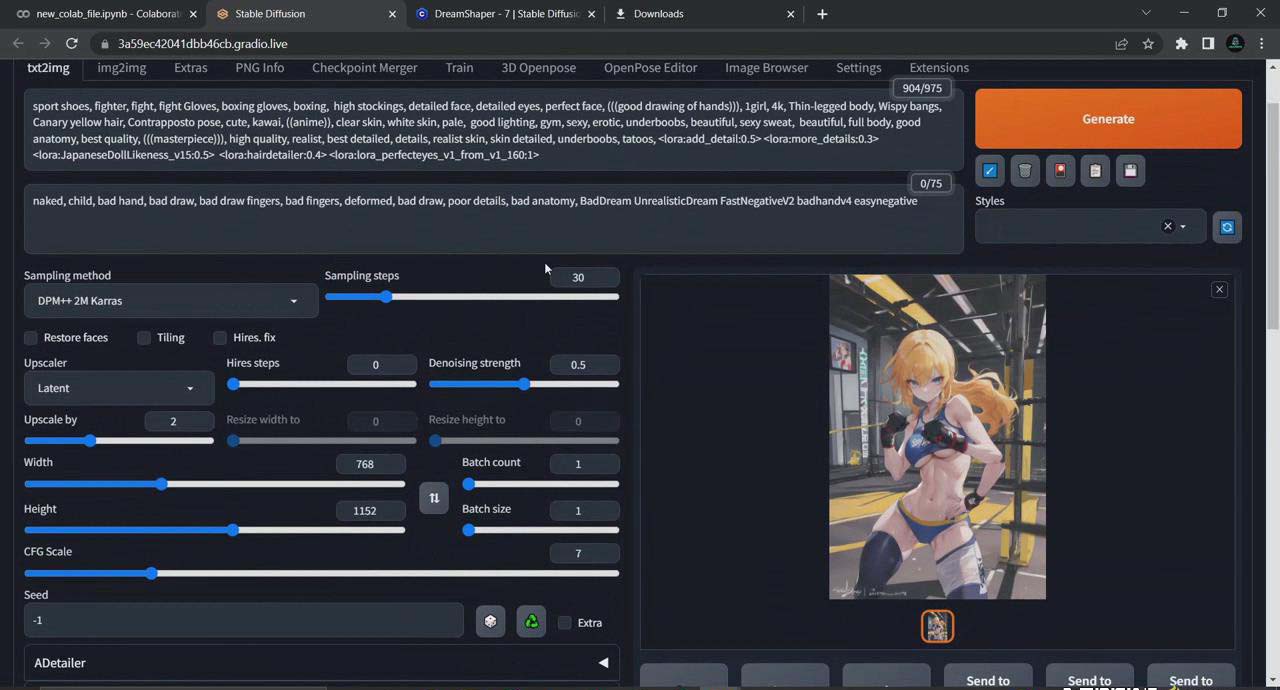 图片[4]-利用Stable Diffusion创建动漫艺术图像使用AI绘画赚钱-中英字幕-瀚洪创业网