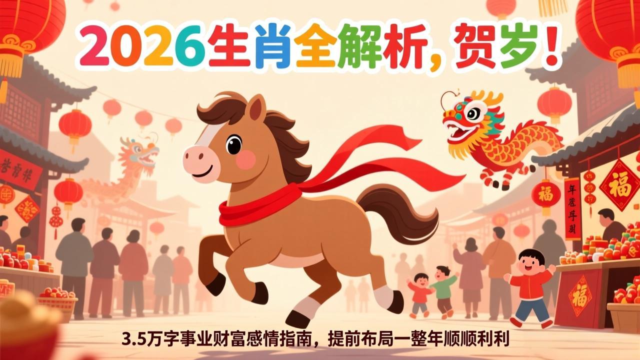 付费文章：贺岁！2026生肖全解析，3.5万字事业财富感情指南，提前布局一整年顺顺利利-瀚洪创业网