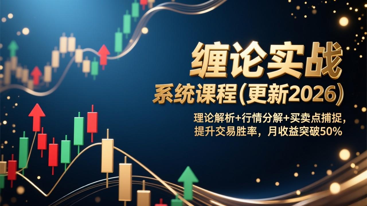 缠论实战系统课程(更新2026-瀚洪创业网