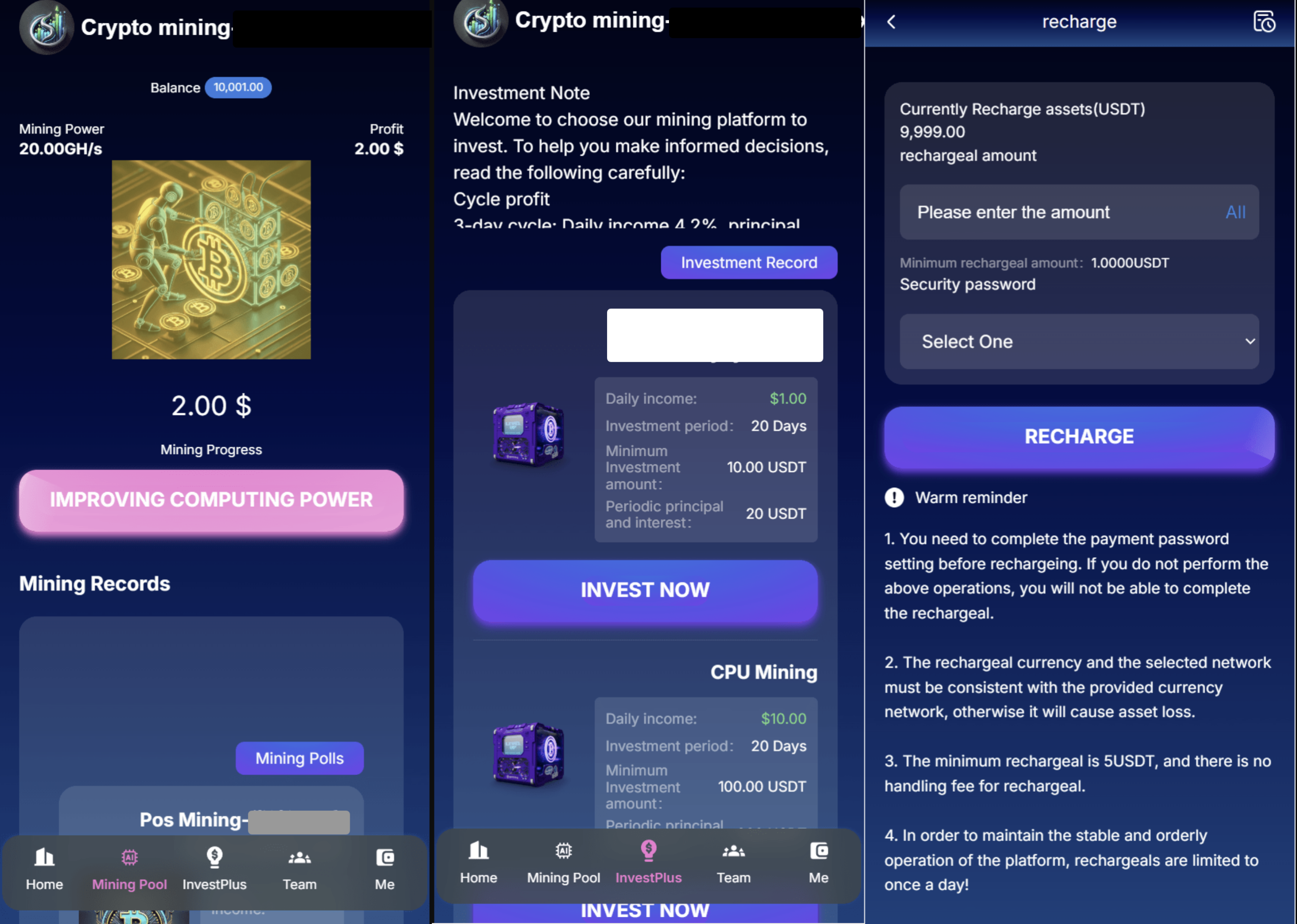英文投资理财源码挖矿源码投资理财系统源码-瀚洪创业网