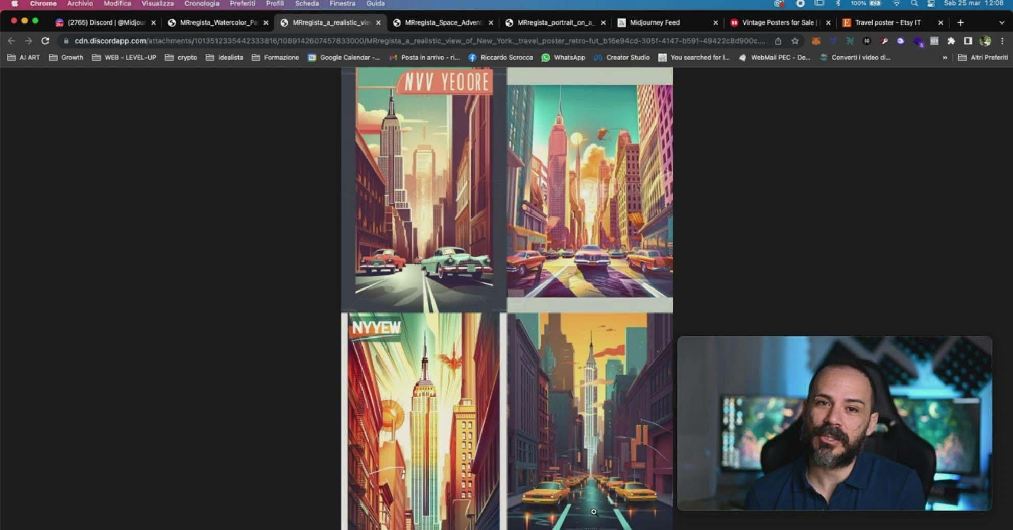 图片[10]-Midjourney AI人工智能创建和销售令人惊叹的海报教程-10节课-中英字幕-瀚洪创业网