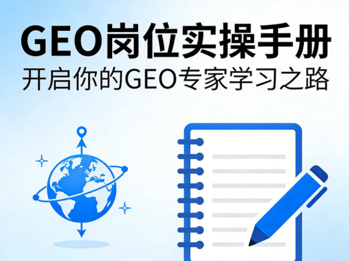 GEO岗位实操手册，开启你的GE0专家学习之路-瀚洪创业网
