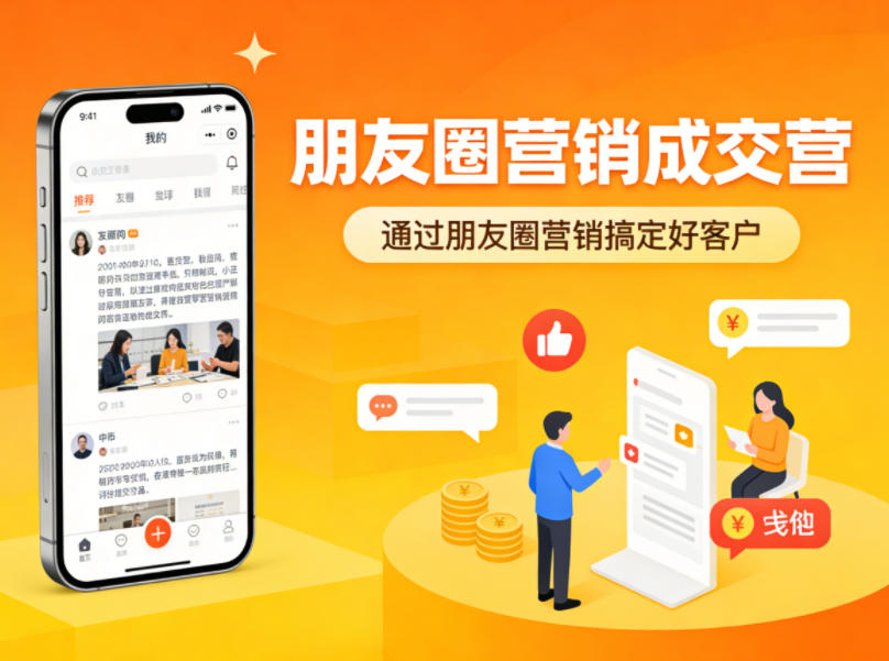 朋友圈营销成交营，通过朋友圈营销来搞定好客户-瀚洪创业网